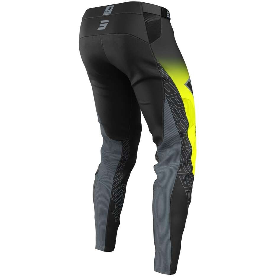 Motocross Enduro Pants Shot AEROLITE ULTRA Fluorescent Yellow
