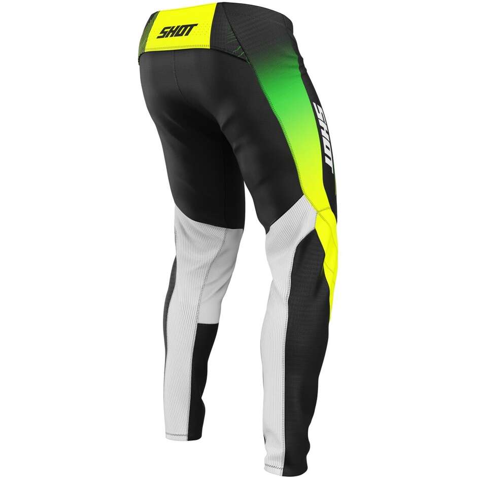 Motocross Enduro Pants Shot CONTACT APEX Fluorescent Yellow