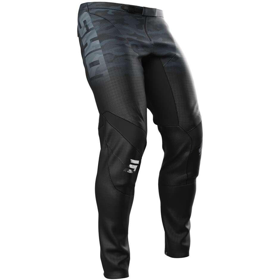 Motocross Enduro Pants Shot CONTACT TACTIC Black Grey