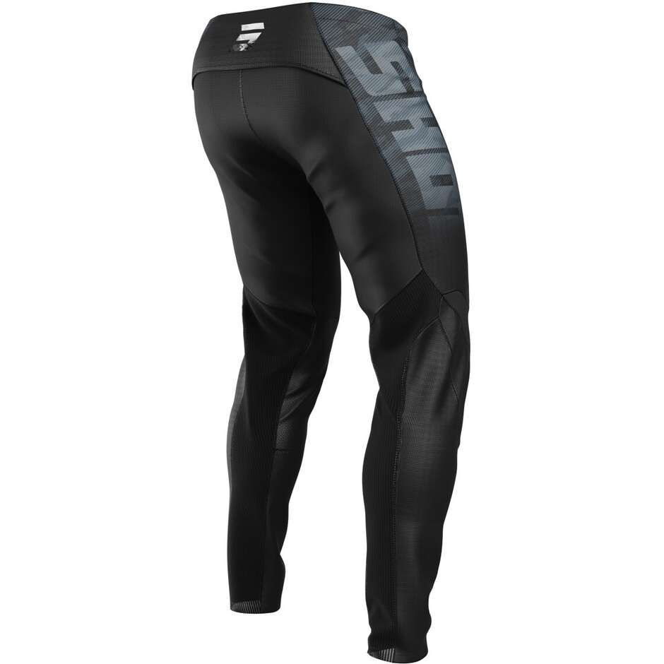 Motocross Enduro Pants Shot CONTACT TACTIC Black Grey
