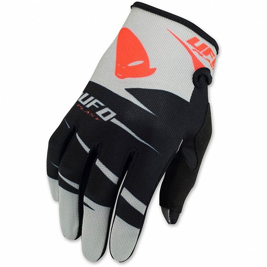 Motocross Gloves Cross Enduro Ufo Model Hydra Black Gray Neon