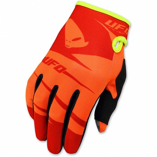Motocross Gloves Cross Enduro Ufo Model Hydra Orange Neon