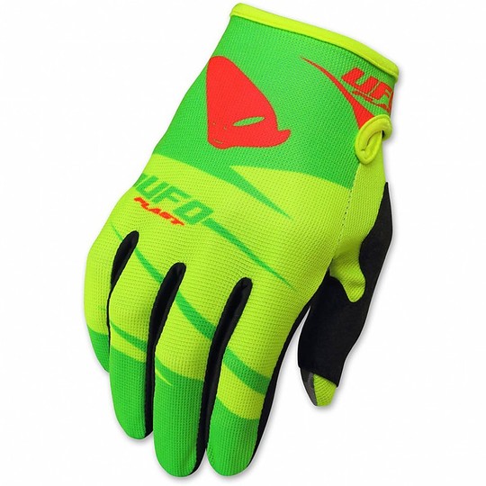 Motocross Gloves Cross Enduro Ufo Model Hydra Yellow Neon Green