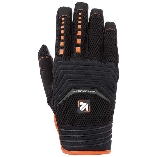 Motocross gloves Enduro Vquattro MX 18 Black Orange