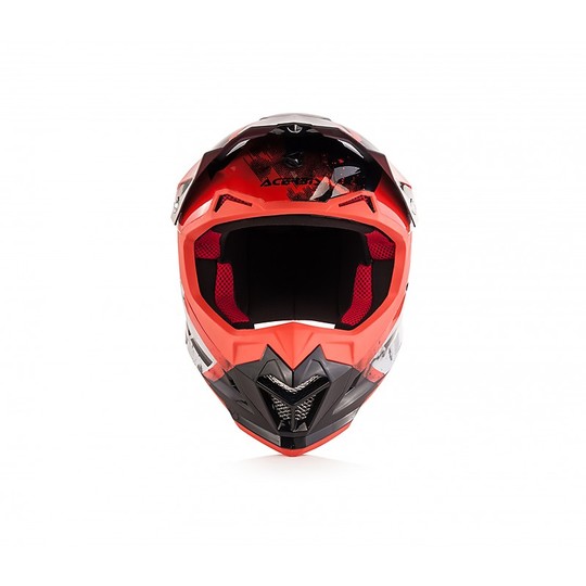 Motocross Helm Cross Enduro Acerbis PROFIL 4.0 Schwarz Rot