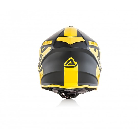 Motocross Helm Cross Enduro Fiber Acerbis X-PRO VTR Schwarz Gelb