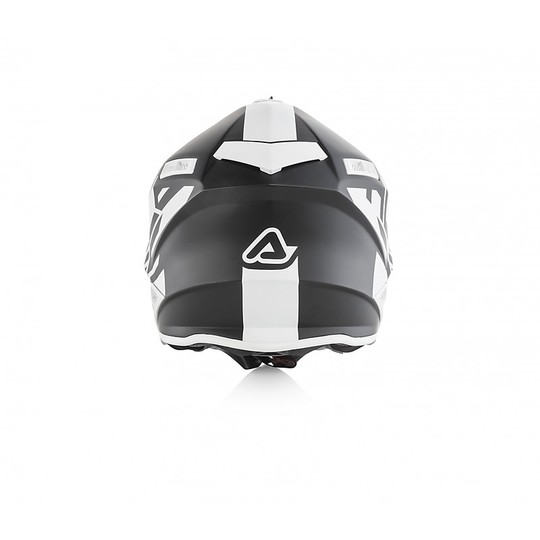Motocross Helm Cross Enduro Fiber Acerbis X-PRO VTR Schwarz Weiß