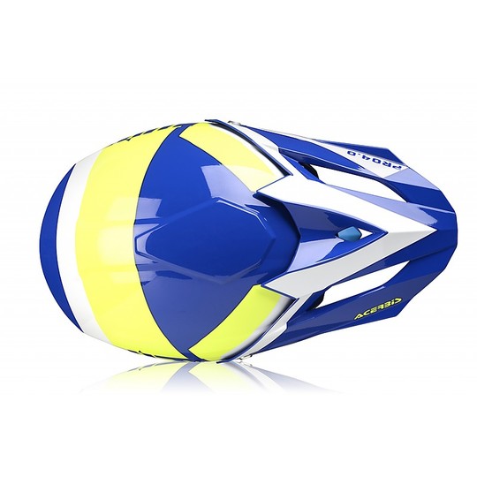 Motocross Helmet Cross Enduro Acerbis PROFILE 4.0 Blue White