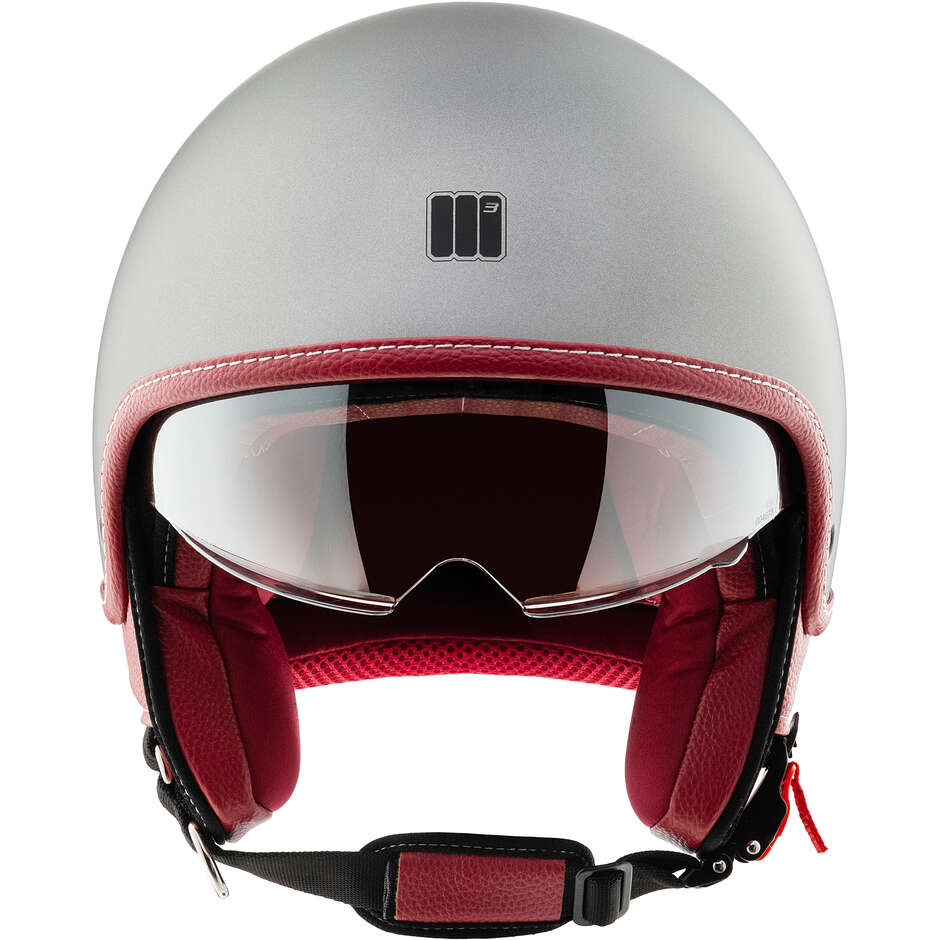 Motocubo 717 BEETLE Matt Titanium Jet Motorcycle Helmet (22.06)