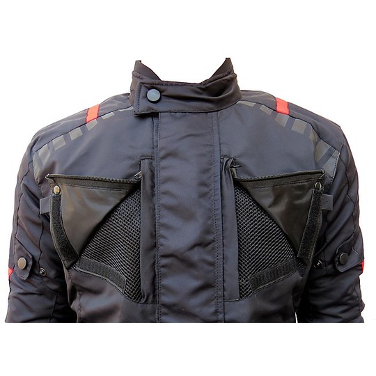 Motorbike Jacket ProFuture Triple Layer All Season WP Black Gray