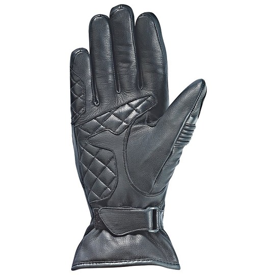 Motorbike Winter Gloves Ixon Woman In Leather Model Pro 70'S Lady Hp Black