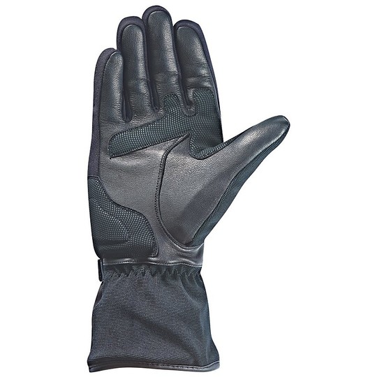 Motorbike Winter Gloves leather and textile and leather Pro HP Black Ice