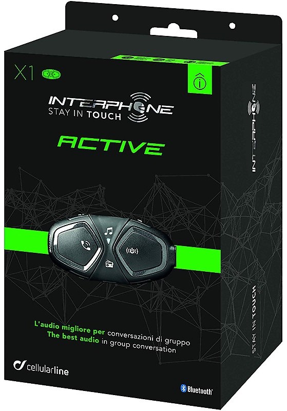 EM MOTO  Cellularline - Interphone Double Twin Pack Active
