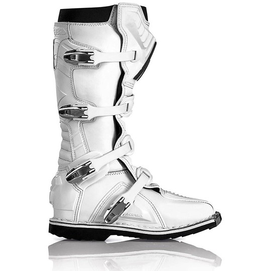 Motorcycle Boots Cross Enduro Acerbis X-Pro White