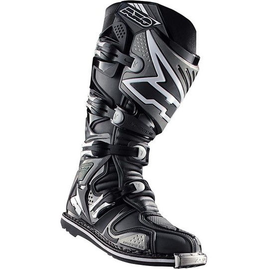 Motorcycle Boots Cross Enduro AXO range A2 Top Of 2015 Black