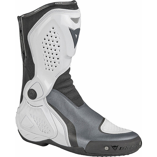 Motorcycle Boots Dainese Racing Course TR-OUT Air Anthracite White