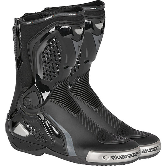 Motorcycle Boots Dainese Racing Torque Out RS Carbon Black