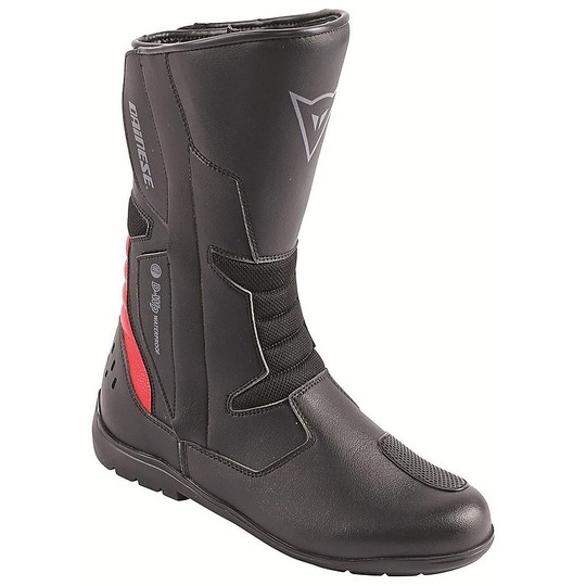 Motorcycle Boots Dainese Tempest D-WP Gore-Tex Black / Red