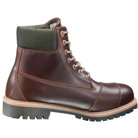 Motorcycle Boots in Leather Ixon Urban Style MUD Brown