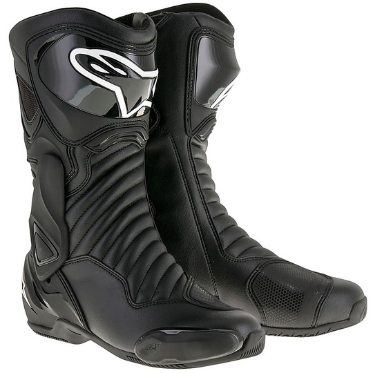 Motorcycle Boots Racing Alpinestars SMX-6 v2 Black