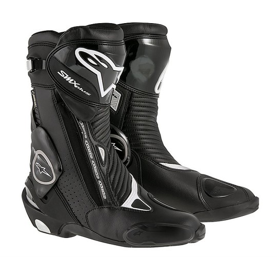 Motorcycle Boots Racing Alpinestars SMX Plus Gore-Tex Black