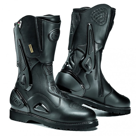 Motorcycle Boots Racing Armada Road Gore-Tex Leather Black