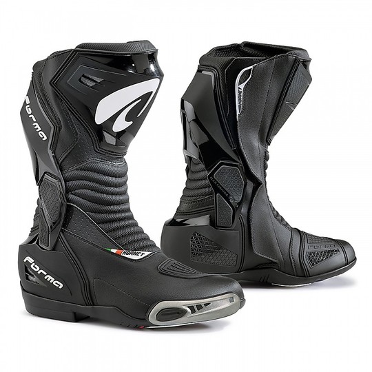 Motorcycle Boots Racing Technical Form HORNET Black