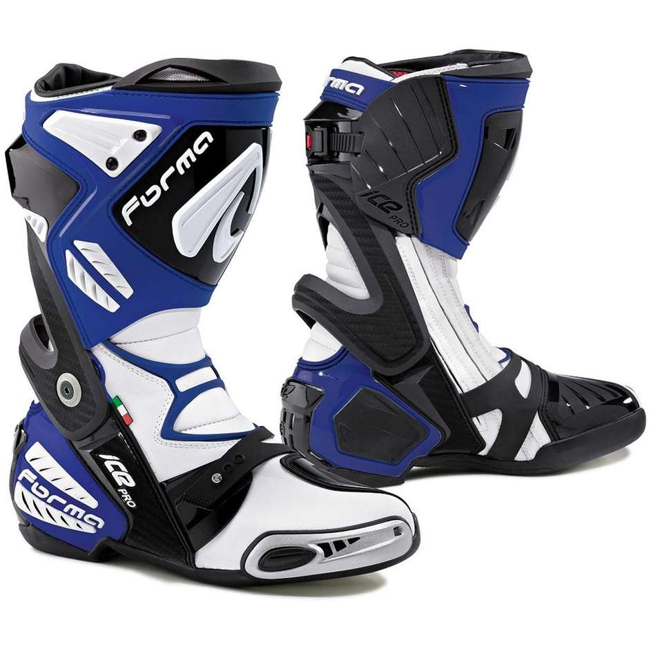 Motorcycle Boots Racing Technical Form ICE PRO Blue