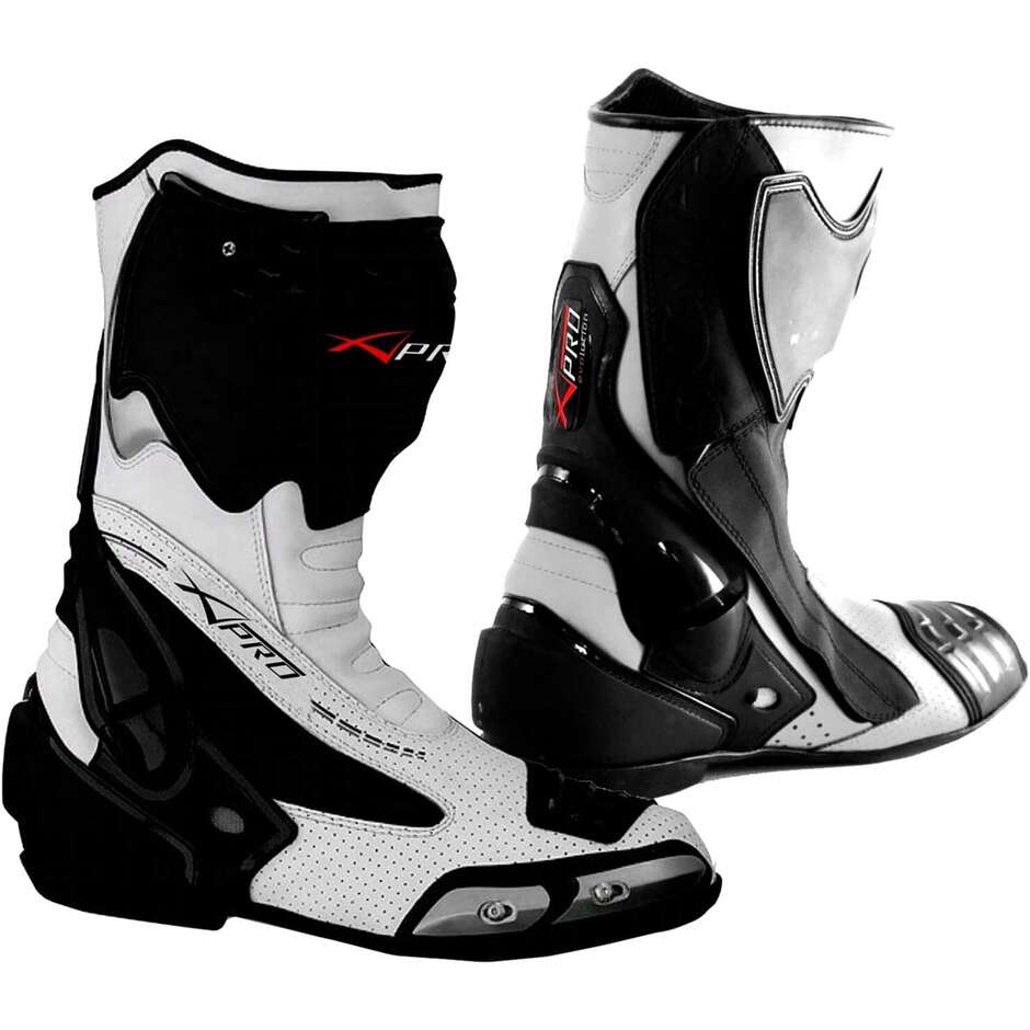 Motorcycle Boots Road Racing A-Pro Model White Fighting