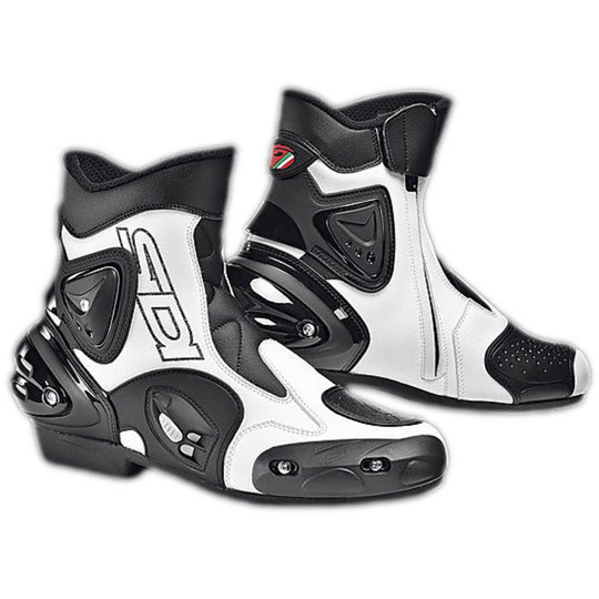 Motorcycle Boots Sidi Strada Tourism Tour Apex White-Black