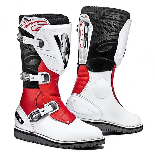 Motorcycle Boots Sidi Trial Trial Zero.1 Red White