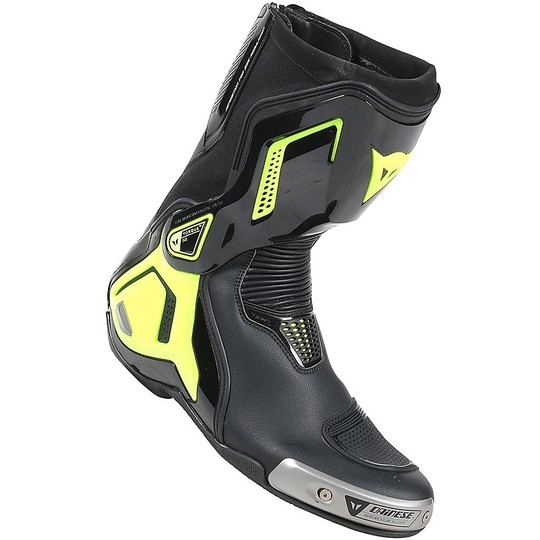 Motorcycle Boots Technical Dainese Torque Out D1 Black Fluorescent Yellow