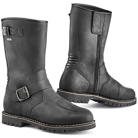 Motorcycle Boots Touring TCX Custom Fuel Gore-Tex Black