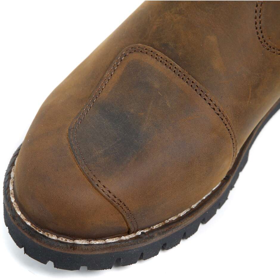 Motorcycle Boots Touring TCX Custom Fuel Waterproof Brown Vintage