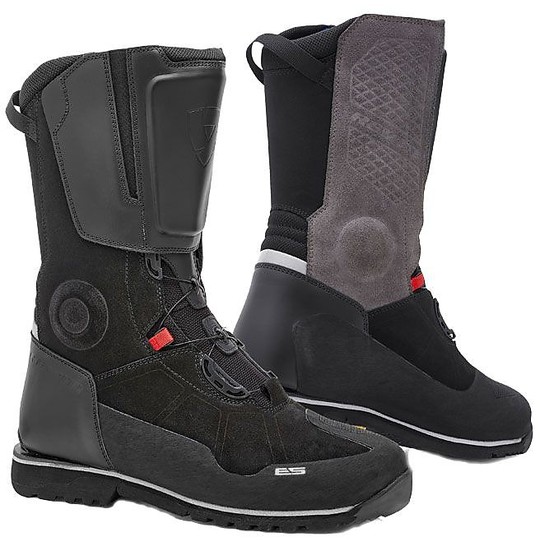Motorcycle Boots Tourism Rev'it DISCOVERY H20 Black