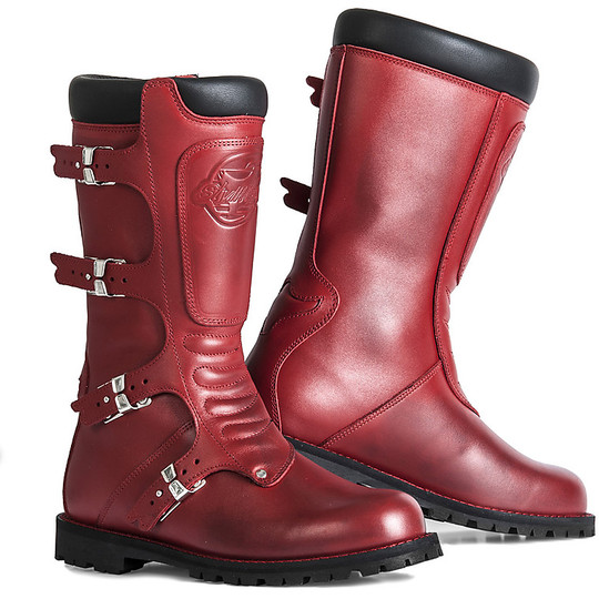 Motorcycle Boots Tourism Stylmartin CONTINENTAL Red