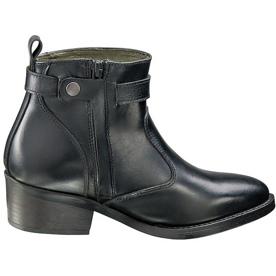 Motorcycle Boots Women in Ixon Urban Style Leather CE HOXTON LADY Black