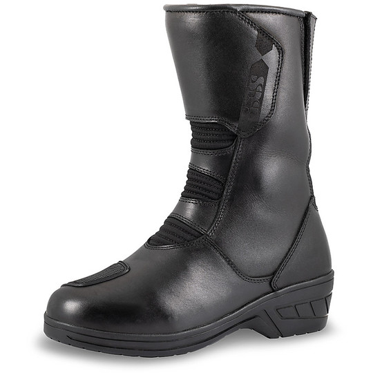 Motorcycle Boots Women Leather Touring Ixs Tour CONFORT HIGH-ST Black