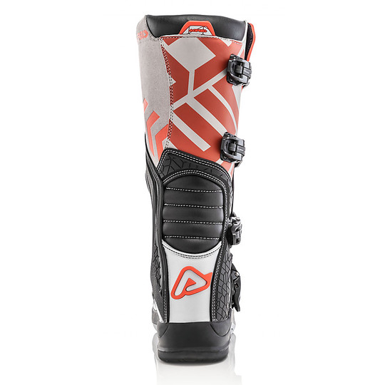 Motorcycle Cross Enduro Boots Acerbis X-TEAM Black Gray