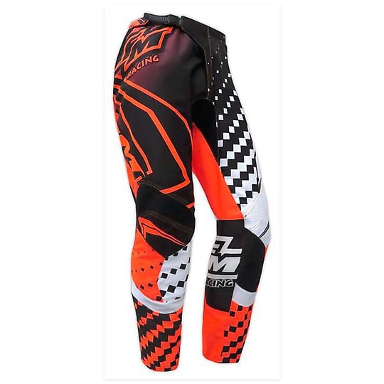 Motorcycle Cross Pants Enduro FM Racing X25 Hero 2 Black Orange For ...