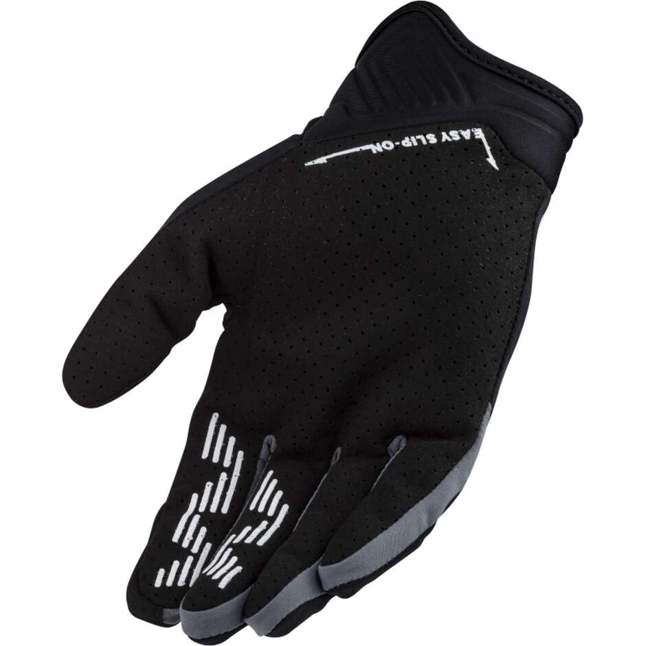 Motorcycle Fabric Gloves LS2 BEND MAN Black Gray