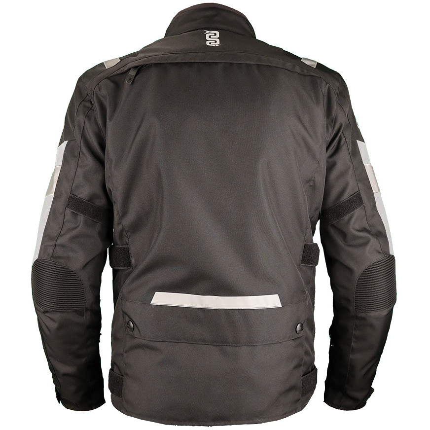 Motorcycle Fabric Jacket OJ CROSSWAY MAN Black Gray