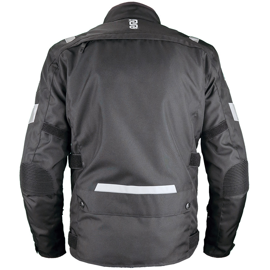 Motorcycle Fabric Jacket OJ CROSSWAY MAN Black