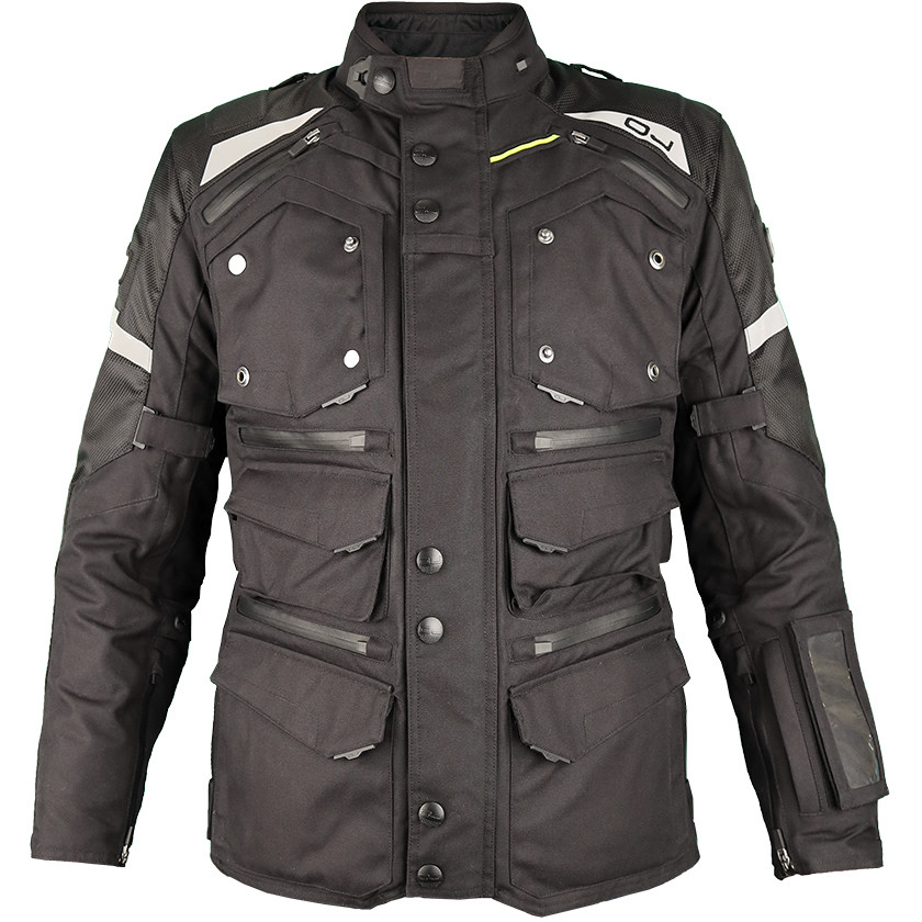Motorcycle Fabric Jacket OJ DESERT NEXT J MAN Black
