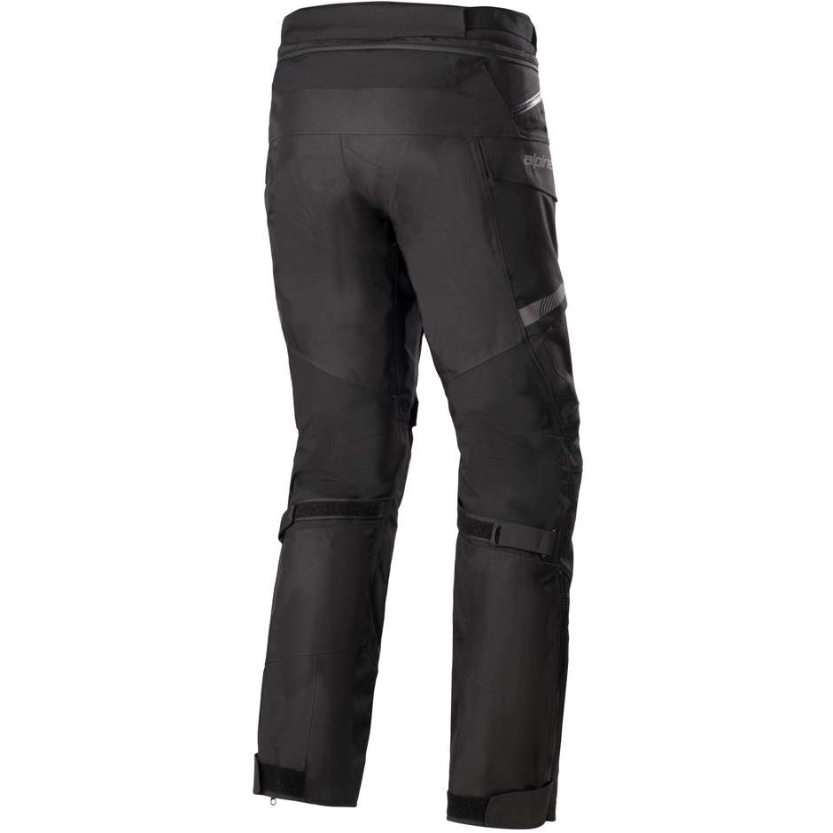 Motorcycle Fabric Pants Alpinestars MONTEIRA DRYSTAR XF Elongated Black Black