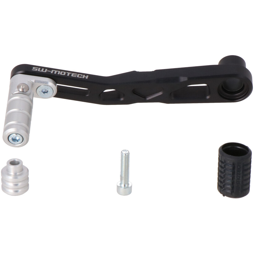 Motorcycle Gear Shift Lever Black / Silver Sw-Motech FSC.01.070.10001