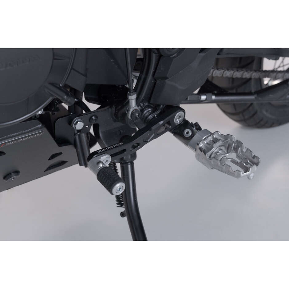 Motorcycle Gear Shift Lever Black / Silver Sw-Motech FSC.01.070.10001