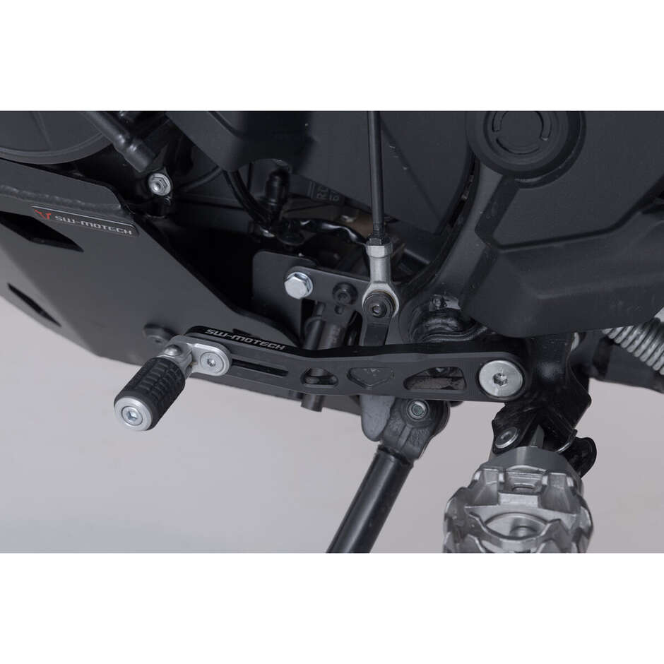 Motorcycle Gear Shift Lever Black / Silver Sw-Motech FSC.01.070.10001