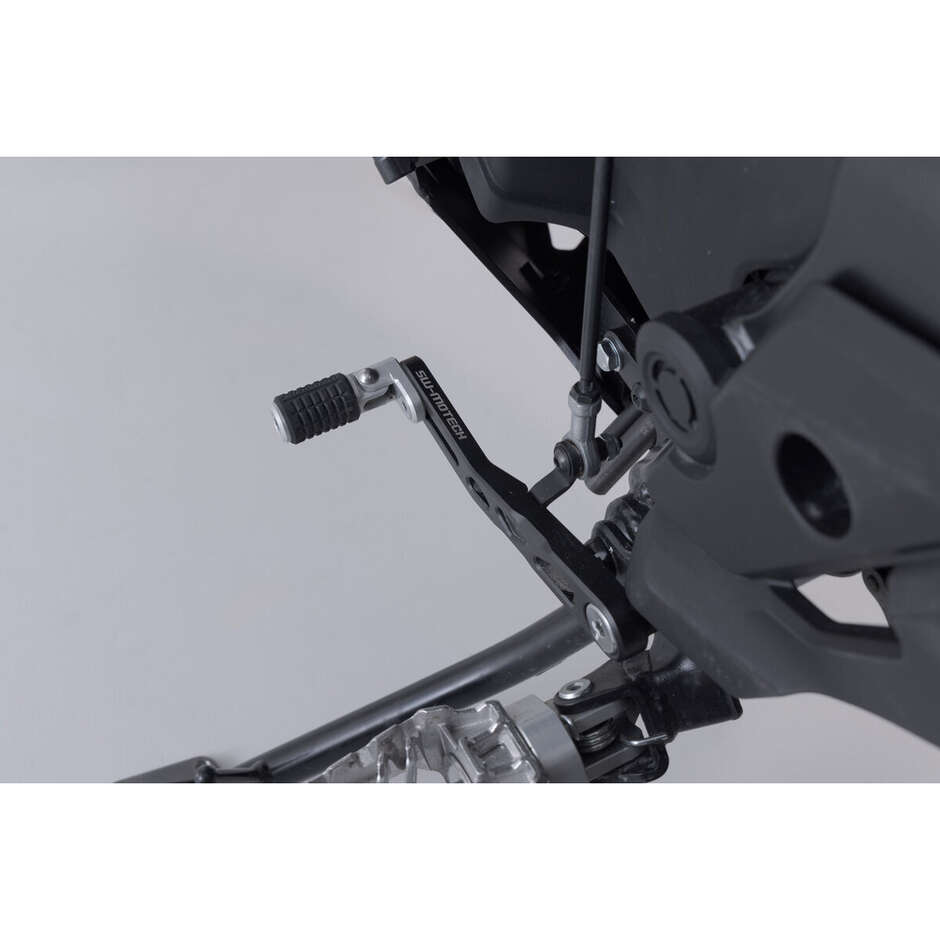 Motorcycle Gear Shift Lever Black / Silver Sw-Motech FSC.01.070.10001