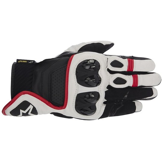 Motorcycle Gloves Alpinestars celer GORE-Tex Waterproof White Black Red